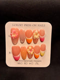 Short Large Almond shaped nails 11